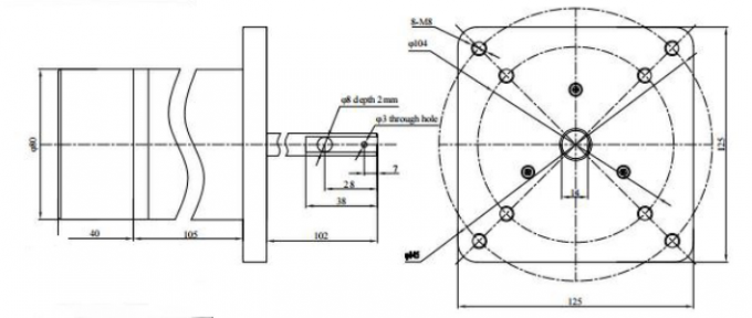 Мотор 12VDC 48VDC/230VAC экономический BLDC до 4000 rpm 0